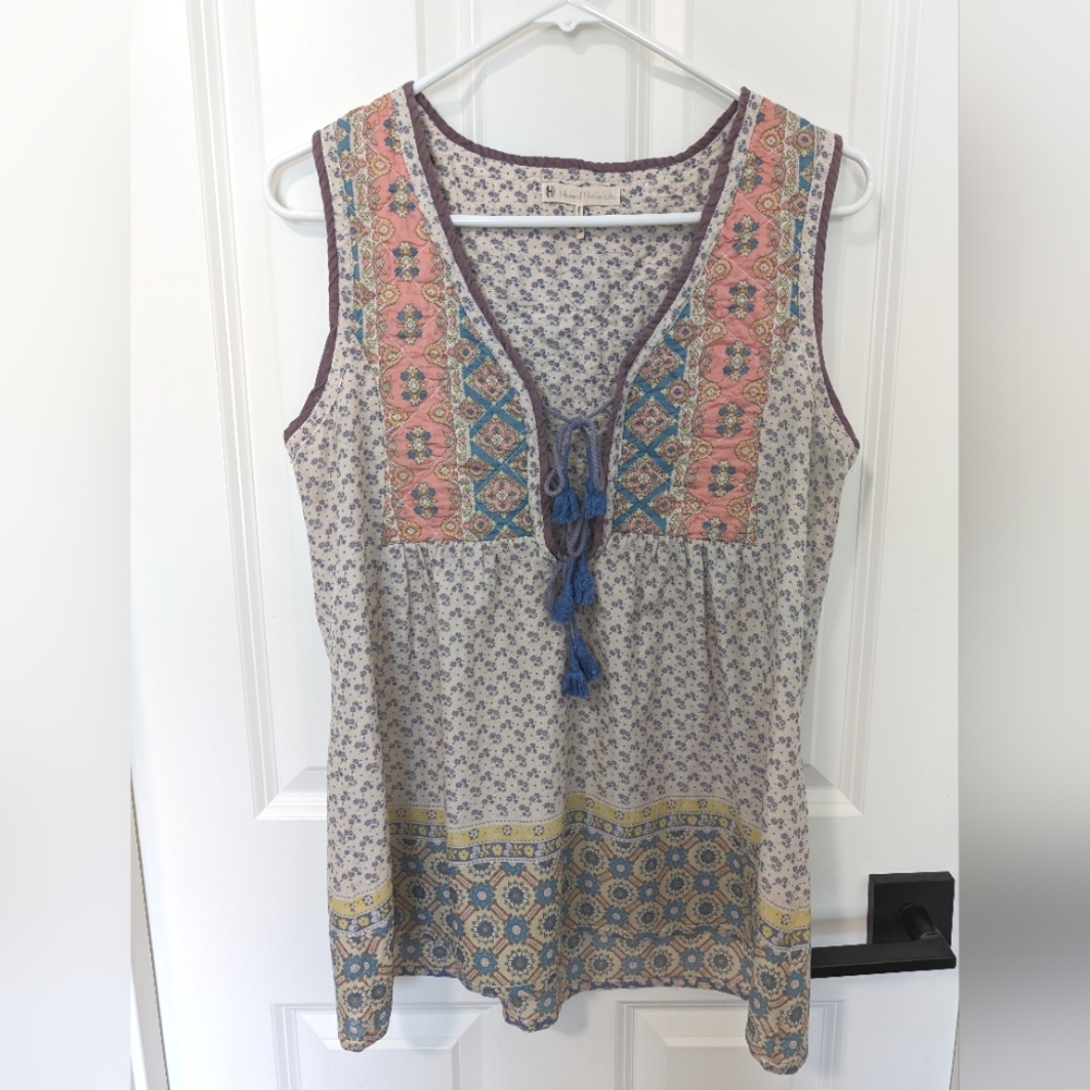 House of Harlow Quilted Tank Top Size Small